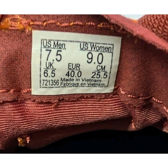 VANS MTE Crosspath Mid All-Terrain Shoes Marmalade Orange VN000CVV52K Size 7.5 - Picture 8 of 9